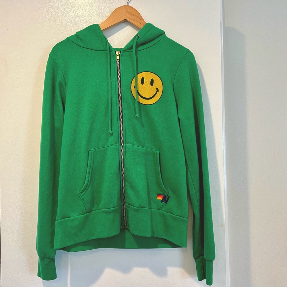 Aviator Nation Unisex Smiley Hoodie